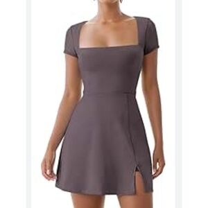 NEW Woman's Square Neck Tennis Dress